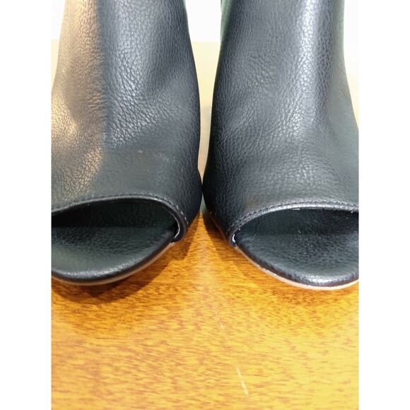 Gap Peep Toe Ankle Boots with Heel, Size 6 Black - Picture 5 of 7